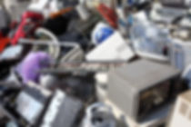 Pile of electrical waste