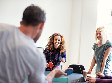 Playing Table Tennis