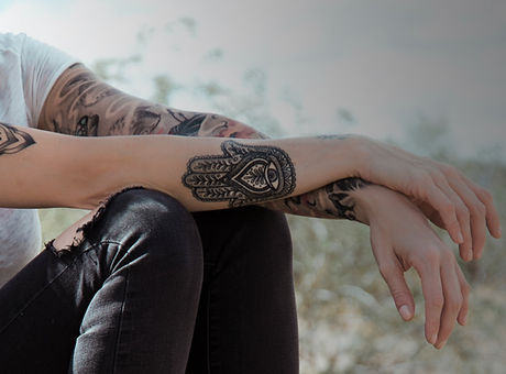 Woman with Tattoos