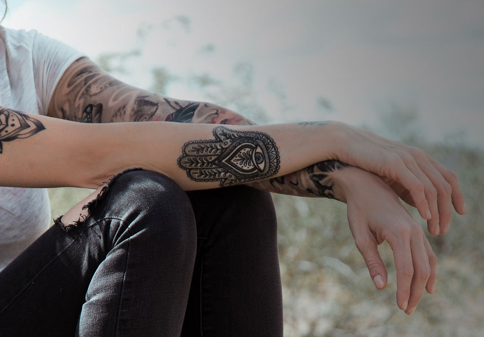 Woman with Tattoos