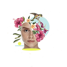 Floral Face Artwork