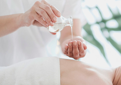 Massage à l'huile