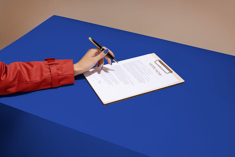Signing Clipboard Document