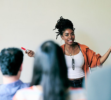 Woman Leading Presentation