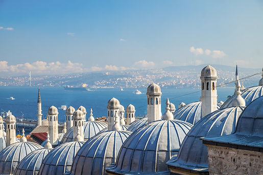Kubbeden İstanbul Manzarası