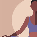Meditative Yoga Pose