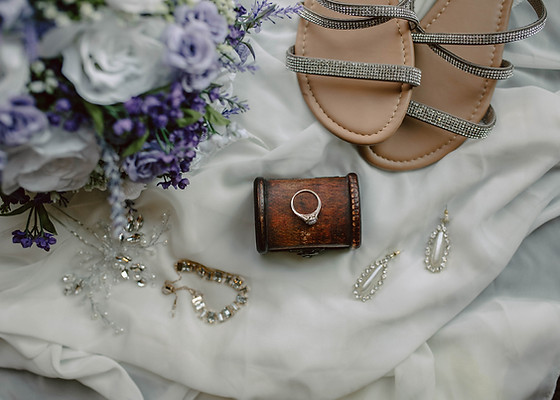 Wedding accessories arrangement