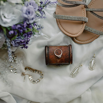Wedding accessories arrangement