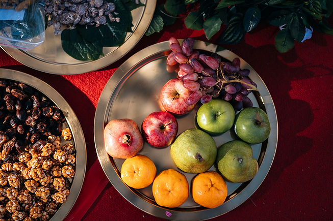 frutas y nueces