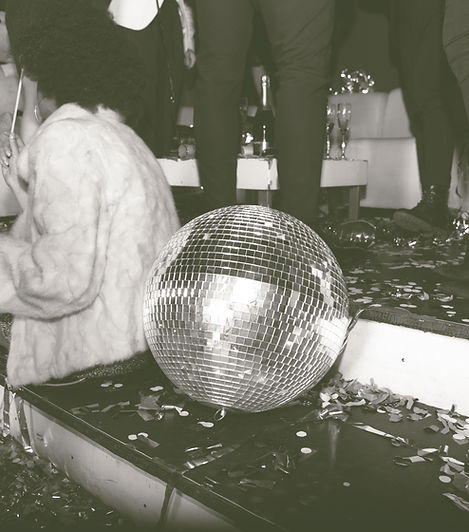 Party Scene with Disco Ball