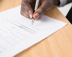 Signing a Document