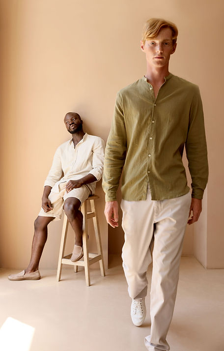 Retrato de roupa elegante