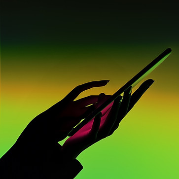 Hand Holding Smartphone