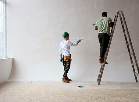 Construction Workers Painting