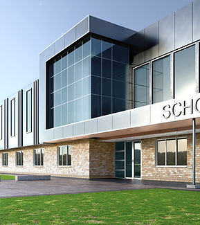 Modern School Building