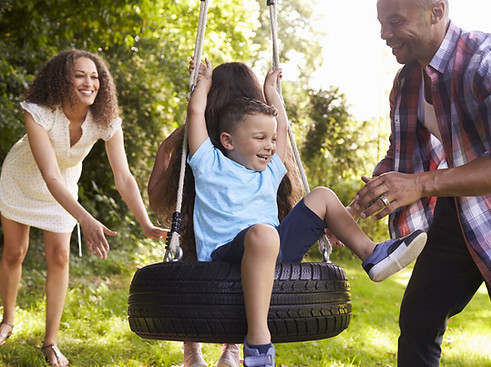 Family in the Park