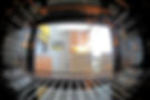 Inside oven with fisheye lens
