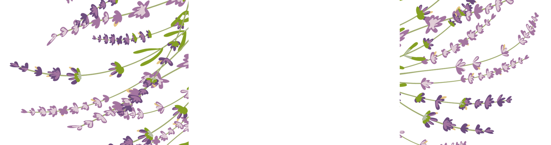 Lavender Floral Frame