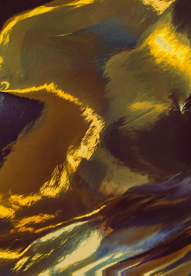 Abstract Gold Waves