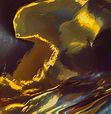 Abstract Gold Waves