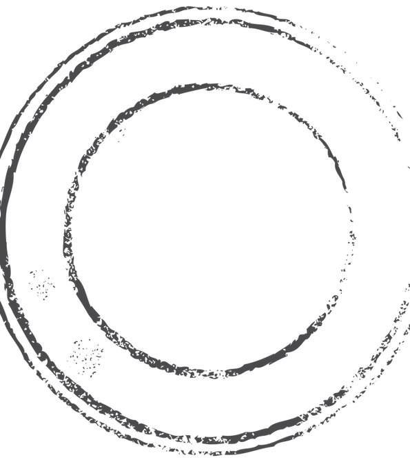 Hand-drawn circular design