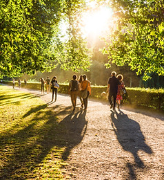 Personnes dans le parc