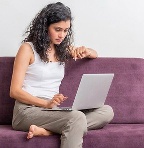 Woman with Laptop