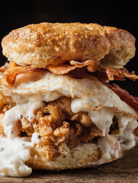 Elevate Southern Comfort: Royal Golden Latte Rooibos & Fried Chicken with Honey Butter Biscuits