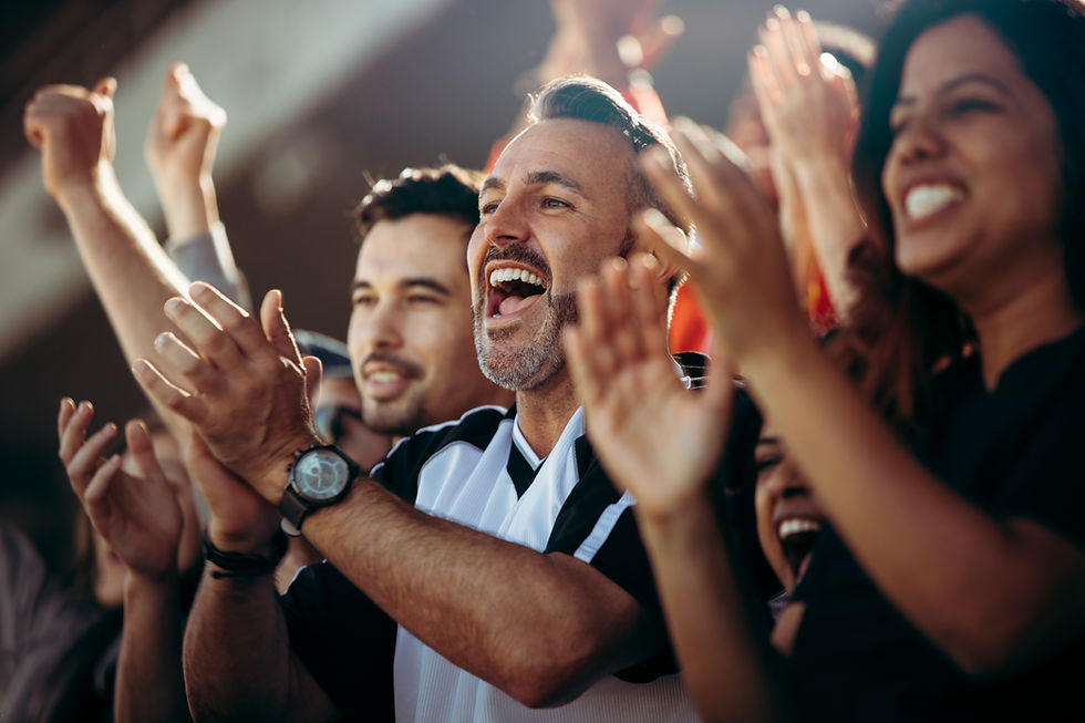 Excited Sports Fans