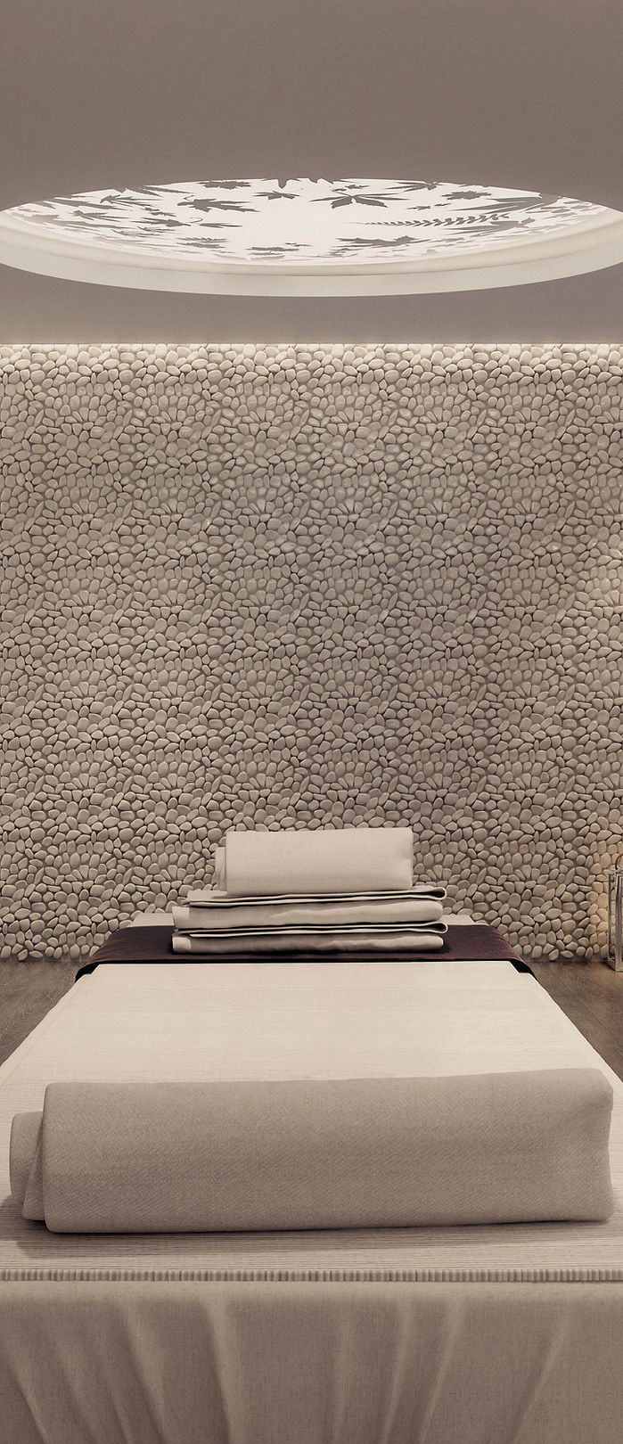 Modern spa treatment room