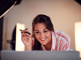 Mujer sonriendo