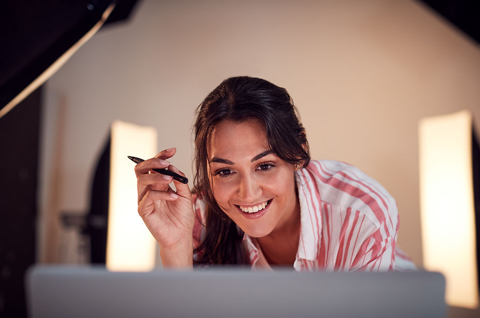Mujer sonriendo