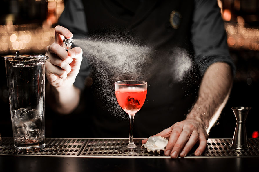 Cocktail Preparation Scene