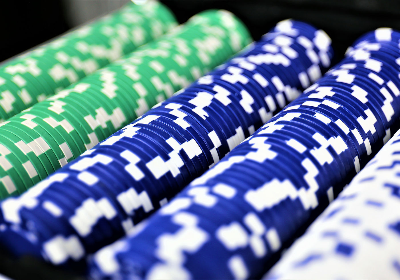 Colorful Poker Chips
