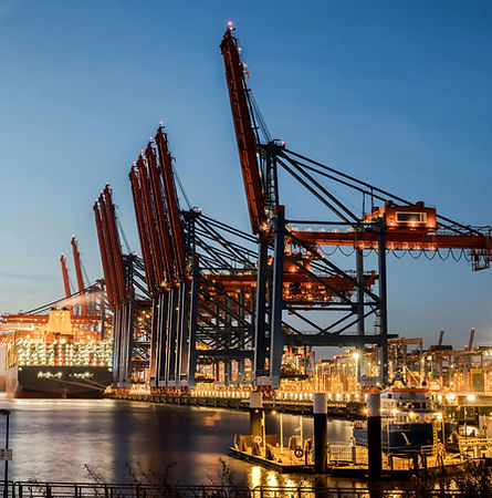 European container port enabling efficient logistics and reliable food supply chains