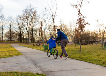 Father Teaching Biking