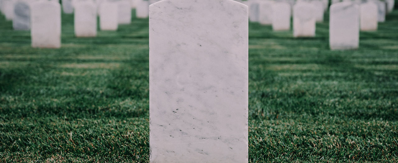 Pierres tombales de cimetière