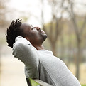 Relaxing in Park