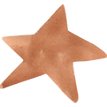 Brown Star Shape