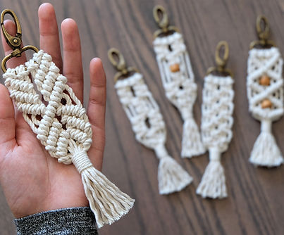 Macramé Keychain Craft