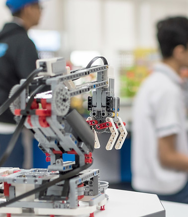 Clase de robótica STEM
