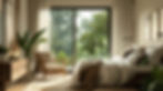 Chambre à coucher douillette à l'intérieur