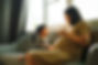 Pregnant Woman and Child