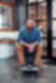 Man Sitting Thoughtfully