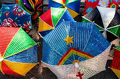 Decorated Umbrellas