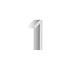 Bold Number '1' Design