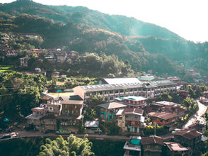 City in the mountains