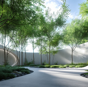 Modern Garden Courtyard