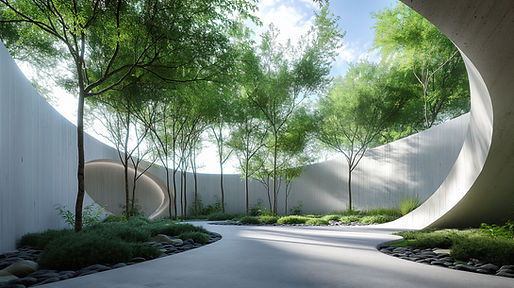 Modern Garden Courtyard