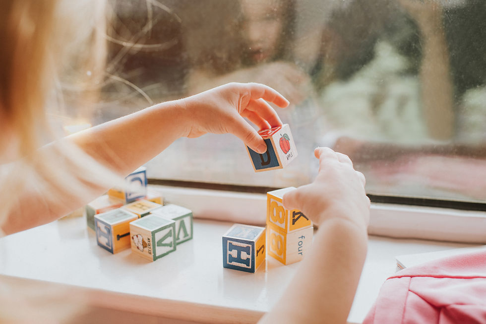 Child Playing Blocks